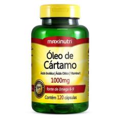 Óleo de Cártamo 1000mg 120cps Maxinutri