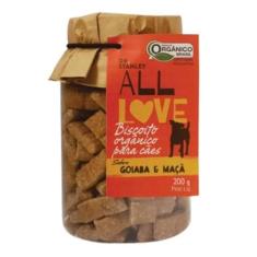 Biscoito Orgânico Para Cães Goiaba E Maçã All Love 200G