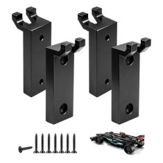 4 peças de ganchos de montagem de parede de corrida de Fórmula 1, serve para LEGO 42171 Mercedes-AMG F1 W14 E, conjunto de montagem de carro de corrida de desempenho, para adultos colecionáveis,