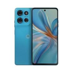 Smartphone Motorola Moto g75 Azul 5G 256GB, 8GB RAM + 8GB RAM Boost, 50MP Sony Lytia 600 Câmera Moto AI Ultrarresistência Militar