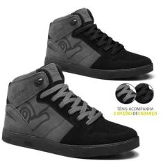 Tenis De Skate Cano Alto Embarcadero X - Bicolor - LandFeet-Unissex