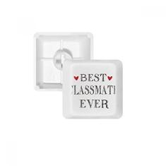 Melhor teclado mecânico de amizade com citação Classmate Ever Kit de atualização para jogos PBT