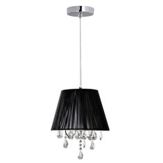 Lustre Pendente Cúpula 40cm Preto