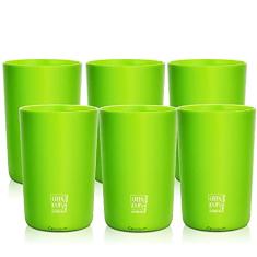 4 Copos Eco Verde com Cordão Green Cups 200 ml
