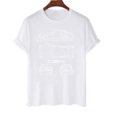 Camiseta feminina algodao Aston Martin DB4 Carro desenho