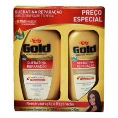 Niely Gold Queratina Kit Shampoo 300ml + Condicionador 200ml