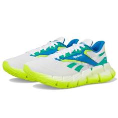 Reebok Tênis de corrida feminino Floatzig, Branco/Verde/Limão digital, 35