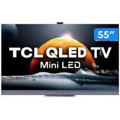 Smart TV 554K Mini LED TCL 55C825 VA 120Hz - Wi-Fi Bluetooth Google As