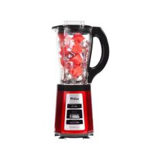 Liquidificador Philco PLQ2000 Smart Copo de Vidro Vermelho 600W, Verme