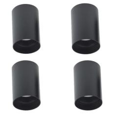 Kit 4 Spot Sobrepor Redondo Preto Direcionavel Closet - Acende A Luz