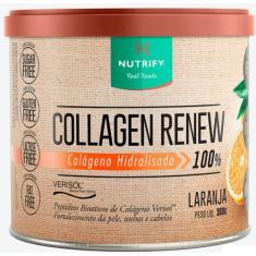 Colágeno Renew Hidrolisado Sabor Laranja - Nutrify 300g, Laranja, 300g