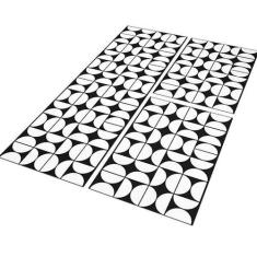 Tapete Passadeira de Cozinha Ash 120x40 + 2 Capacho 60x40 - Style Braz