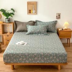 Jogo de Lençol Cama de Casal Padrão Hypercal 400 Fios 03 Peças Estampa