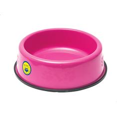 Comedouro e Bebedouro Pesado Grande, 2500ml Rosa Tudo Pet para Cães