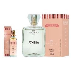 Kit Perfume Feminino Athena Amakha Paris 100Ml E 15Ml Bolsa