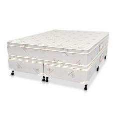 Cama Box + Colchão Castor King Hotel Collection Fire Retardant Double Face Pocket 193x203x60cm