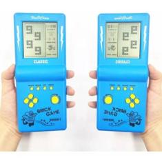 Console Mini Game Antigo Retro 9999 Jogos - brick-game, Vermelho