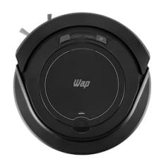Aspirador Robô Wap Robot W90 Autonomia 1h20 Sensores Antiqueda e Anticolisão Bivolt Preto