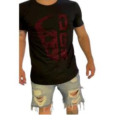 Camiseta Masculina Swag Frente e Costas Redonda