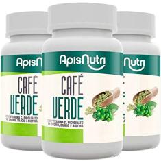 Kit 3 Café Verde Apisnutri 90 comprimidos
