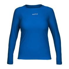 Camiseta Active Fresh Ml - Feminino Curtlo Pp Azul