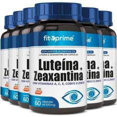 6 Luteína 20Mg + Zeaxantina 3Mg Vitaminas A C E Zinco 60Cps - Fitoprim