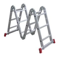 Escada Articulada Multifuncional 12 Degraus 13 Posições Alumínio - Bot