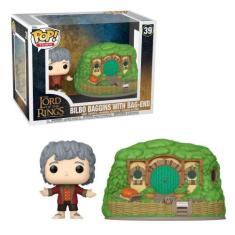 Boneco Funko Pop Town Senhor Dos Anéis Bilbo Com Bolsão - Candide