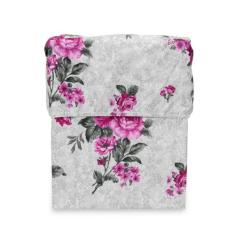 Lençol Super King Estampado c/ Elástico na Volta Toda Percal Flex 400 