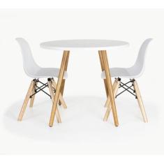 Mesa Eiffel 60 cm Infantil 2 Cadeira Eiffel infantil - Litoral Decor, 