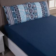 Jogo Cama Lençol Sonnet Solteiro Malha Estampada 100% - Casa Scarpa