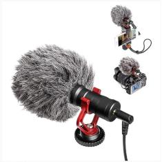 Microfone Condensador De Video Direcional By-mm1 Cardioide