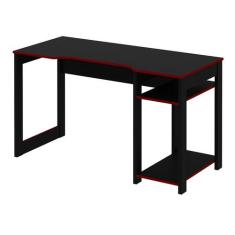 Mesa Gamer 136x75x60 cm Preto/Vermelho Tecnomobili