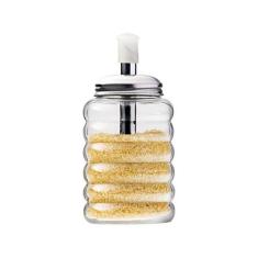 Açucareiro de Vidro com Bico Dosador Inox Restaurante Mesa - Euro