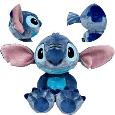 Pelúcia Gigante Stitch Disney 60cm Big Feet Lilo & Stitch - Fun Divirt