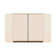 Módulo Cozinha Henn Connect Armário Canto Oblíquo 2 Portas 80cm Off White