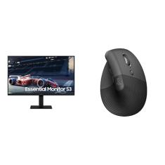 Monitor Gamer Samsung 24'' 100Hz S3 + Mouse Ergonomico Logitech