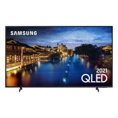 Smart TV 65" Samsung Qled 4k 65Q60A Modo Game Som Em Movimento Virtual Tela Sem Limites Design Slim