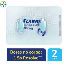 Flanax Naproxeno Sódico 275mg 2 comprimidos 2 Comprimidos Revestidos