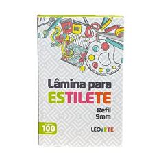 Lamina Estilete Estreito 9mm Cx/100 Unds Leoarte
