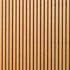 Papel de Parede Adesivo Madeira Ripado Claro para Quarto Sala Cozinha 