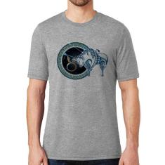 Camiseta Signo Touro Astrologia - Foca na Moda, Cinza, G
