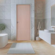 Kit Porta de Madeira Lisa Curupixá 210x82cm Batente 14cm Uniportas