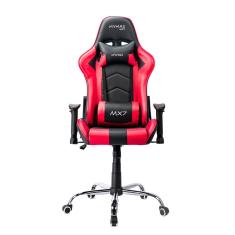 Cadeira Gamer MX7 Giratoria Preto/Rosa MYMAX