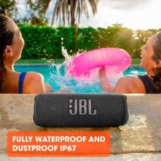 Caixa de som Speaker JBL Flip 6 Bluetooth 30W RMS IP67 - Preto JBLFLIP