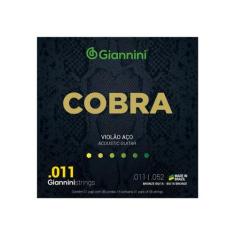Encordoamento para violao aco cobra .011 bronze geeflk - Giannini