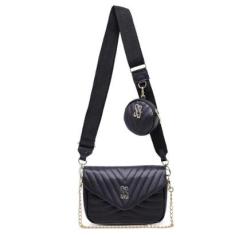 Bolsa Feminina Transversal Média Blogueira!-Feminino