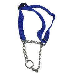 Coleira Guia 1.5cm Semi Enforcadora Ajustavel Cão Pequeno