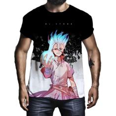 C1 Camiseta Camisa Personalizada Senku Doctor Stone Anime