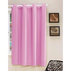 Cortina Blackout Corta Luz Quarto Pvc 1,40 X 1,60 Rosa